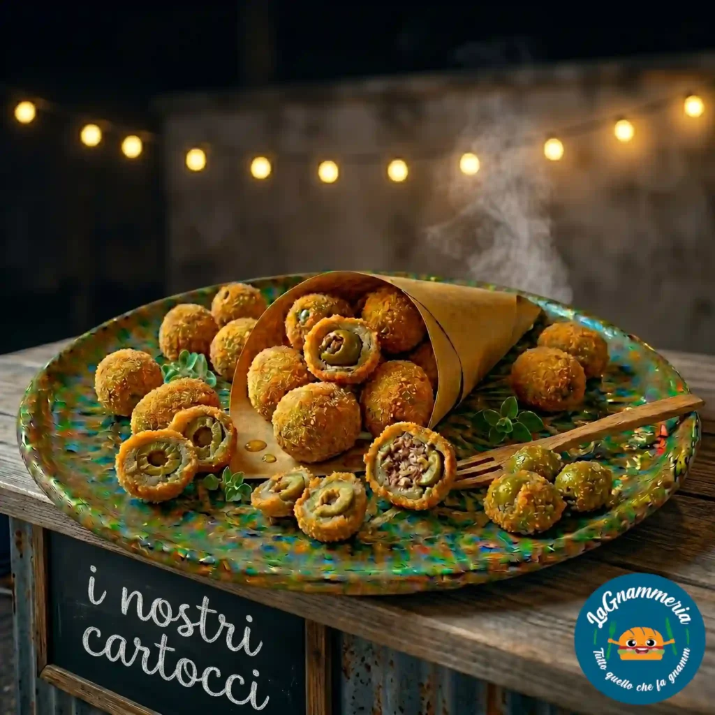 Cartoccio 10 olive all’ascolana