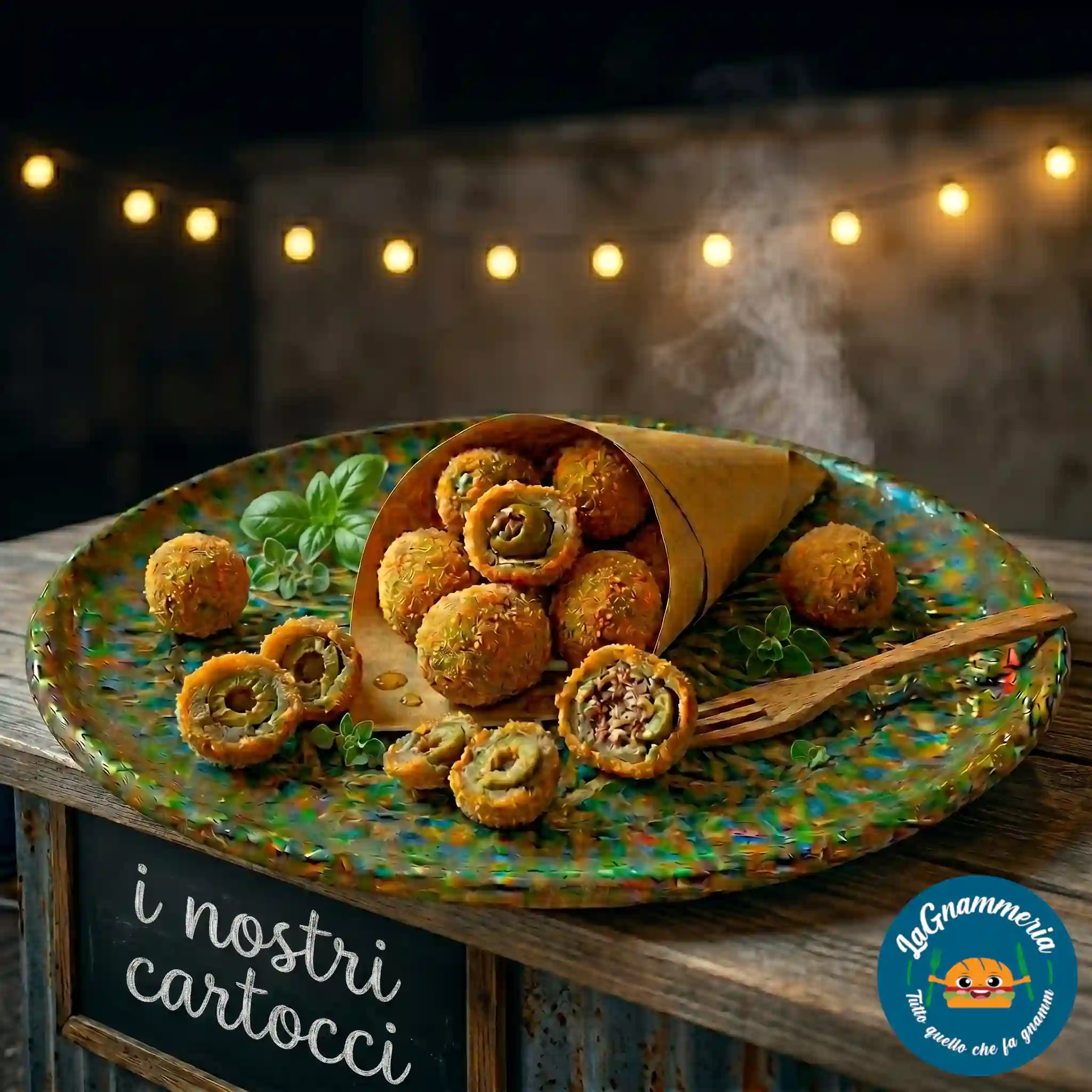 Cartoccio 6 olive all’ascolana