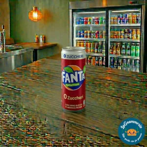 Fanta rossa 0 zuccheri - Lattina da 33cl