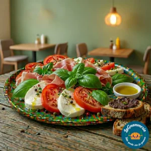 Piatto Caprese con Parma