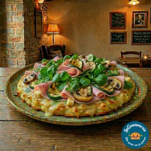 Rösti al cotto e funghi